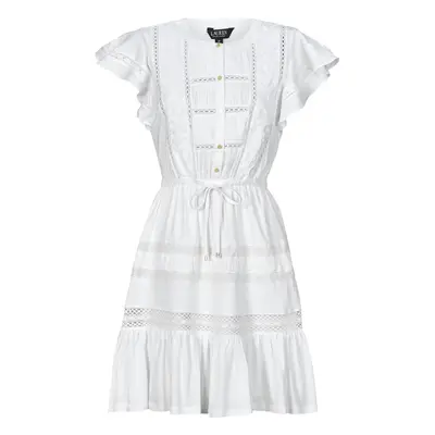 Lauren Ralph Lauren TANVEITTE-SHORT SLEEVE-DAY DRESS Rövid ruhák Fehér