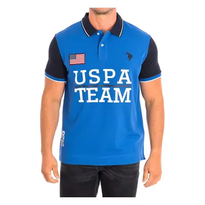 U.S Polo Assn. 61429-137 Rövid ujjú galléros pólók Kék