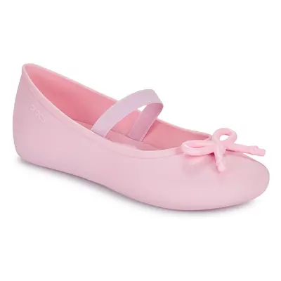 Crocs Brooklyn Bow Flat K Balerina cipők / babák Rózsaszín