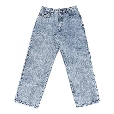 Nonsense Pant biggerfoot denim light Nadrágok Kék