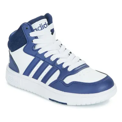 adidas HOOPS 3.0 MID K Magas szárú edzőcipők Fehér