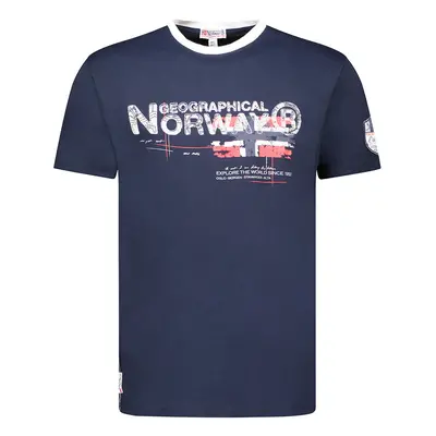 Geographical Norway SY1450HGN-Navy Rövid ujjú pólók Tengerész