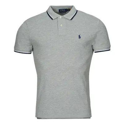 Polo Ralph Lauren POLO COUPE DROITE EN COTON BASIC MESH COL FANTAISIE Rövid ujjú galléros póló