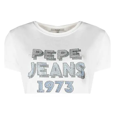 Pepe jeans PL504817 | Bibiana Rövid ujjú pólók Fehér