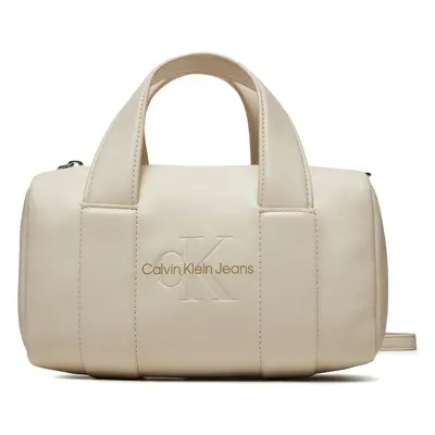 Calvin Klein Jeans SCULPTED SQUARE BARREL BAG MONO K60K612378 Táskák Bézs