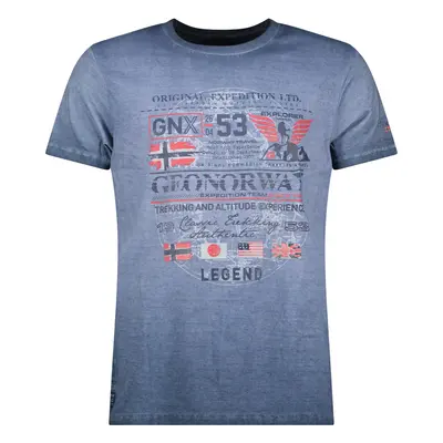 Geo Norway SW1562HGNO-NAVY Rövid ujjú pólók Kék