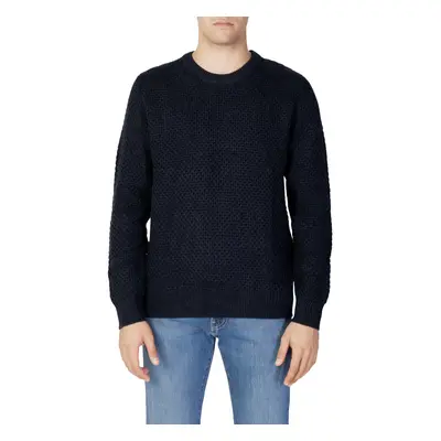 Selected SLHOCTAVIAN LS HONEYCOMB CREW NECK W - 16086672 Pulóverek Kék