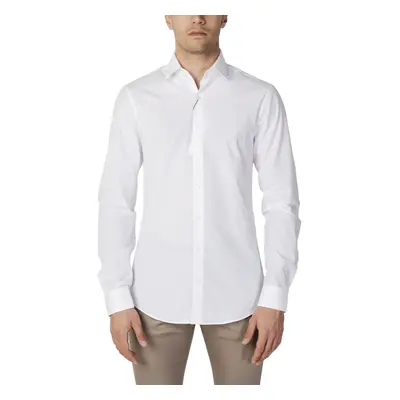 Calvin Klein Jeans POPLIN STRETCH SLIM SHIRT K10K103025 Hosszú ujjú ingek Fehér