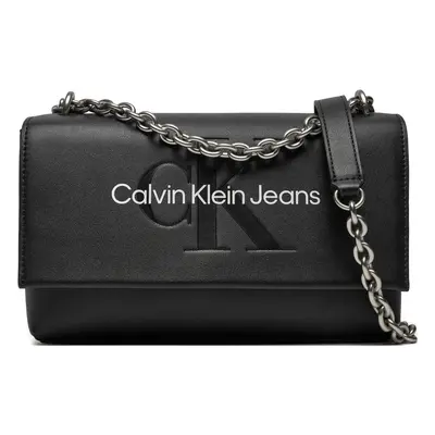 Calvin Klein Jeans SCULPTED EW FLAP W/CHAIN25 MONO K60K612221 Táskák Fekete