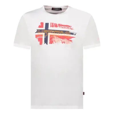 Geographical Norway SY1366HGN-White Rövid ujjú pólók Fehér