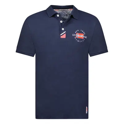 Geographical Norway SY1358HGN-Navy Rövid ujjú galléros pólók Tengerész