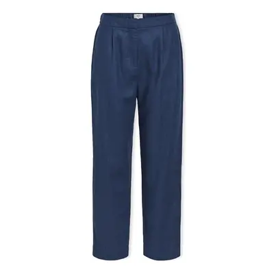 Object Wella Trousers - Dark Denim Nadrágok Kék