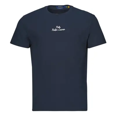 Polo Ralph Lauren T-SHIRT AJUSTE EN COTON POLO RALPH LAUREN CENTER Rövid ujjú pólók Tengerész