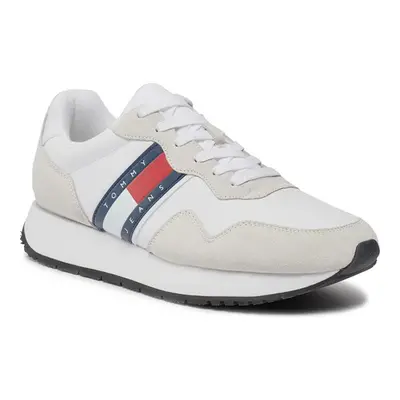 Tommy Hilfiger MODERN RUNNER EM0EM01316 Divat edzőcipők Fehér