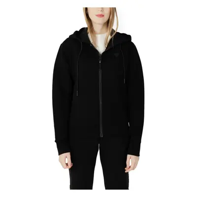 Guess ALLIE SCUBA HOODIE ZIP SWEATSH V3RQ11K7UW2 Pulóverek Fekete