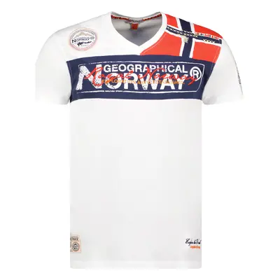 Geographical Norway SX1130HGN-White Rövid ujjú pólók Fehér