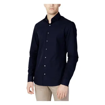 Calvin Klein Jeans POPLIN STRETCH SLIM SHIRT K10K103025 Hosszú ujjú ingek Kék