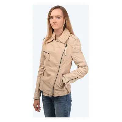 Wrangler Wmns Buffalo Leather Jacket W4003ZB29 Kabátok / Blézerek Bézs