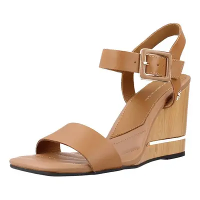 Tommy Hilfiger HARDWARE WEDGE SANDAL Szandálok / Saruk Barna