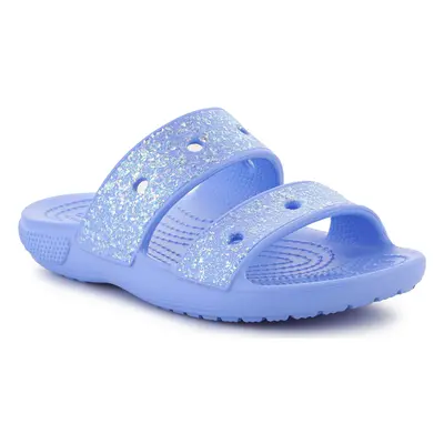 Crocs CLASSIC GLITTER SANDAL KIDS MOON JELLY 207788-5Q6 Szandálok / Saruk Kék