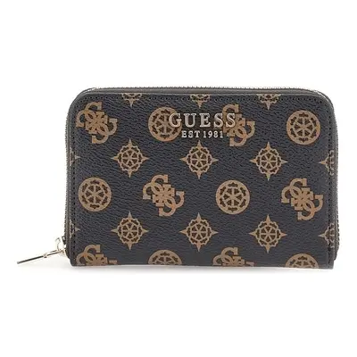 Guess LAUREL SLG MEDIUM ZIP ARO Pénztárcák Barna