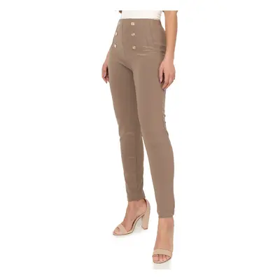 La Modeuse 71873_P168754 Legging-ek Bézs