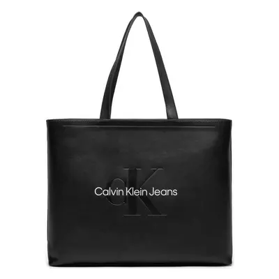 Calvin Klein Jeans SCULPTED SLIM TOTE34 MONO K60K612222 Táskák Fekete