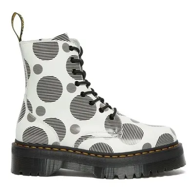 Dr. Martens JADON POLKA Bokacsizmák Fehér