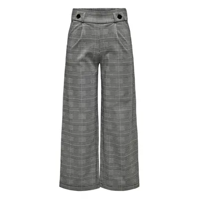 Jacqueline De Yong JDYGEGGO MIA LONG CHECK PANT JRS 15242797 Lenge nadrágok Fekete