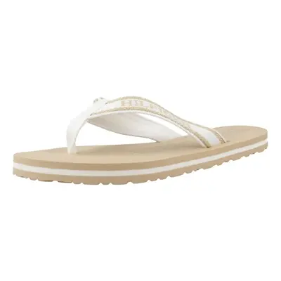 Tommy Hilfiger HILFIGER BEACH SANDAL Lábujjközös papucsok Fehér