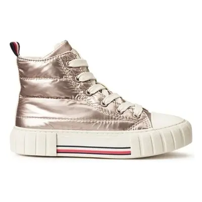 Tommy Hilfiger HIGH TOP LACEUP SNEAKER Bokacsizmák Rózsaszín