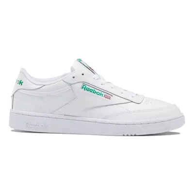 Reebok Sport Club C 85 Shoes - Intense White/Green Rövid szárú edzőcipők Fehér