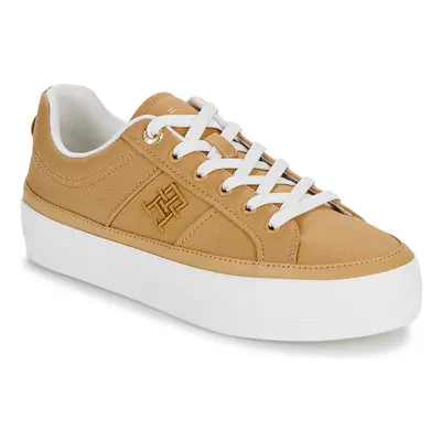 Tommy Hilfiger TH VULC CANVAS SNEAKER Rövid szárú edzőcipők Bézs