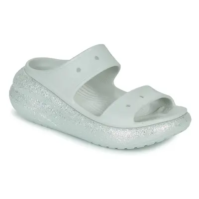 Crocs CLASSIC CRUSH GLITTER SANDAL Papucsok Fehér