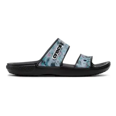 Crocs CLASSIC TIEDYE GRPH Papucsok Kék