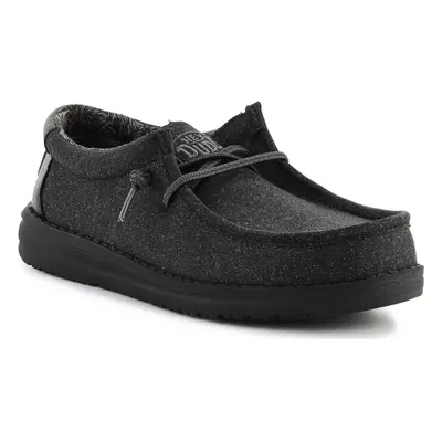 HEYDUDE HEYDUDE WALLY YOUTH BASIC 40041-BLACK Szandálok / Saruk Szürke