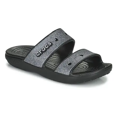 Crocs CLASSIC CROC GLITTER II SANDAL Papucsok Fekete