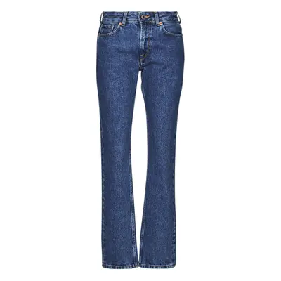 Pepe jeans STRAIGHT JEANS MW Egyenes szárú farmerek Kék