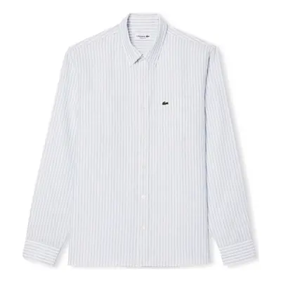 Lacoste Shirt CH6985 - Blue/Blanc Hosszú ujjú ingek Fehér