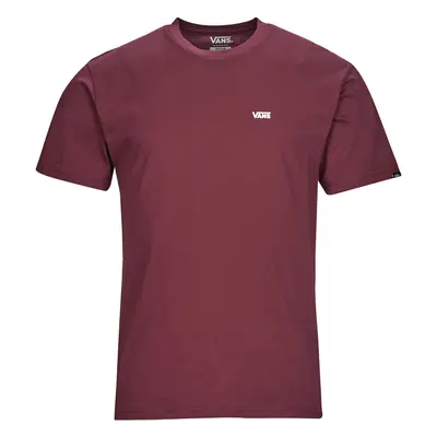 Vans MN LEFT CHEST LOGO TEE Rövid ujjú pólók Piros