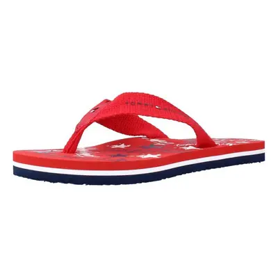 Tommy Hilfiger STARS PRINT FLIP FLOP Lábujjközös papucsok Piros