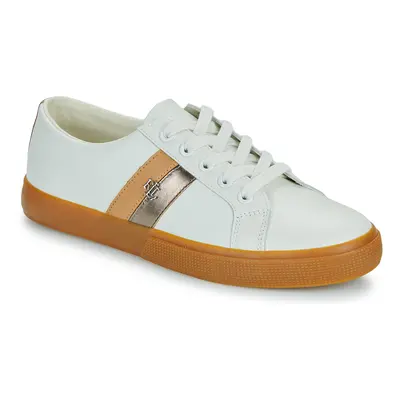 Lauren Ralph Lauren JANSON II-SNEAKERS-LOW TOP LACE Rövid szárú edzőcipők Fehér