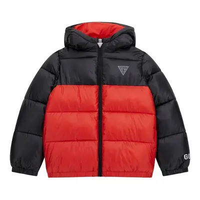 Guess HOODED LS PADDED PUFFER W/ZIP Steppelt kabátok Sokszínű