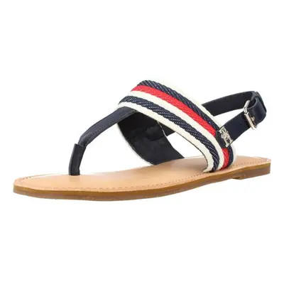 Tommy Hilfiger FLAT SANDAL CORPORATE Szandálok / Saruk Kék