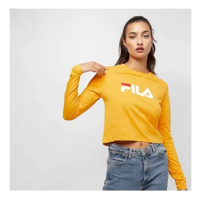 Fila MARCELINE CROPPED LS SHIRT Pólók / Galléros Pólók Citromsárga