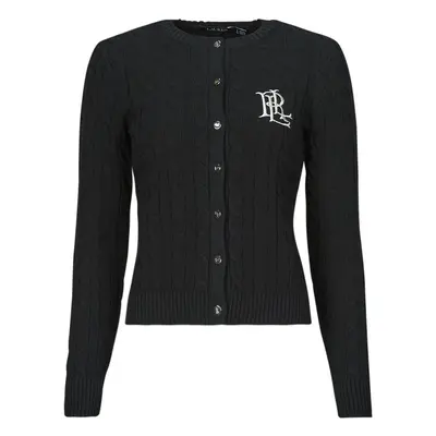 Lauren Ralph Lauren RALHAN-LONG SLEEVE-CARDIGAN Mellények / Kardigánok Fekete