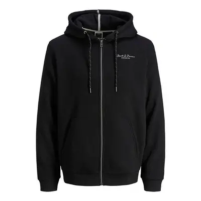 Jack & Jones JCOTHROW SWEAT ZIP SHERPA Pulóverek Fekete