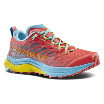 La Sportiva Jackal II 56K402602 Hibiscus/Malibu Blue Futócipők Piros