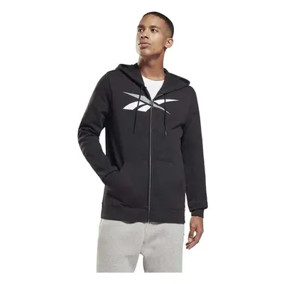 Reebok Sport M NSW CLUB HOODIE FZ BB Pulóverek Fekete