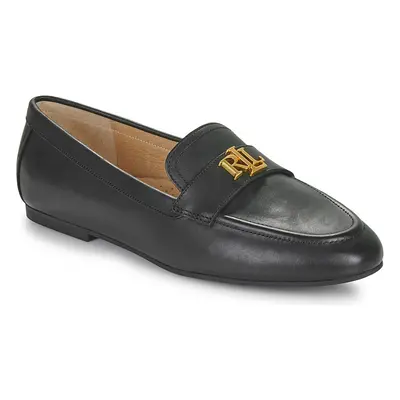 Lauren Ralph Lauren AVERI III-FLATS-LOAFER Mokkaszínek Fekete